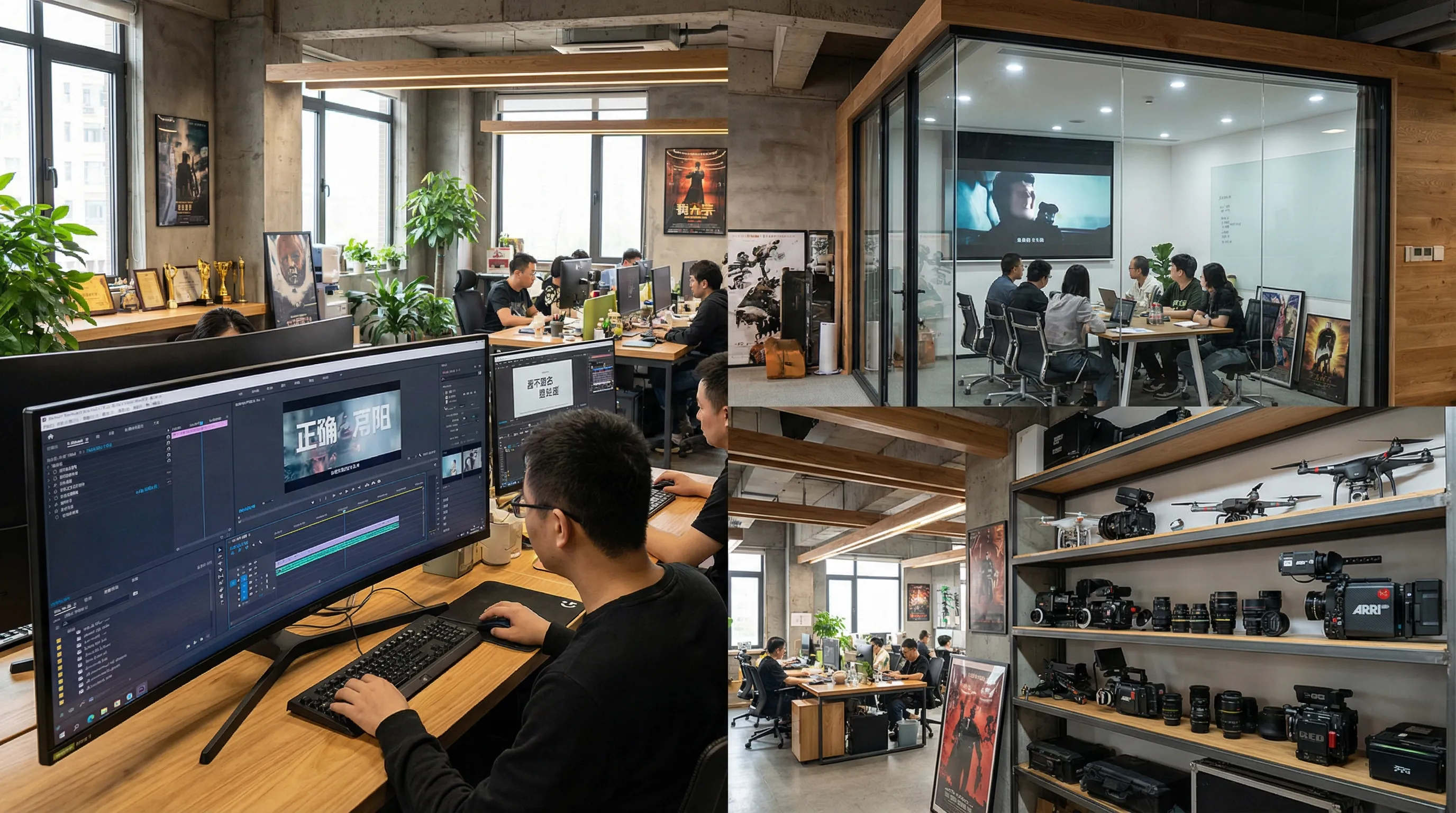 呦呦视频影视传媒公司办公室